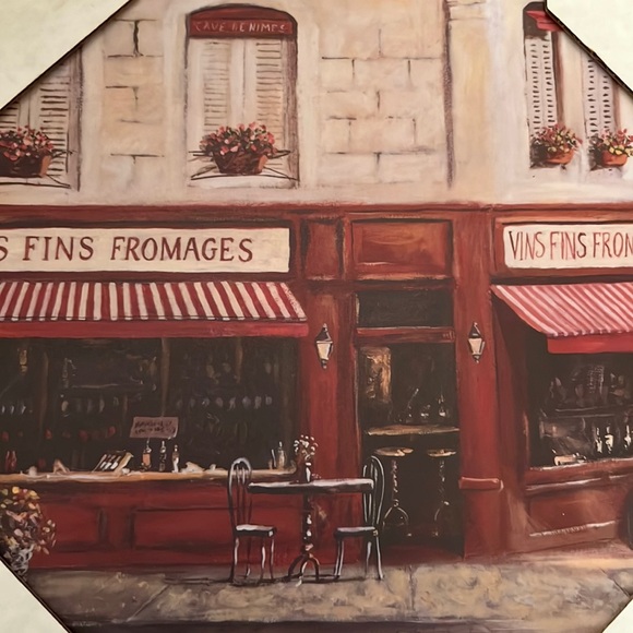 2 8x10 French bistro restaurant scenes wall decor art Brand New - Picture 4 of 16
